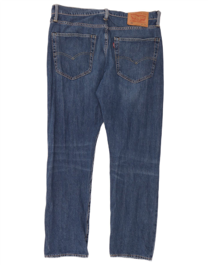 Levi's Uomo 502 Jeans affusolati W32 L30 Cotone blu