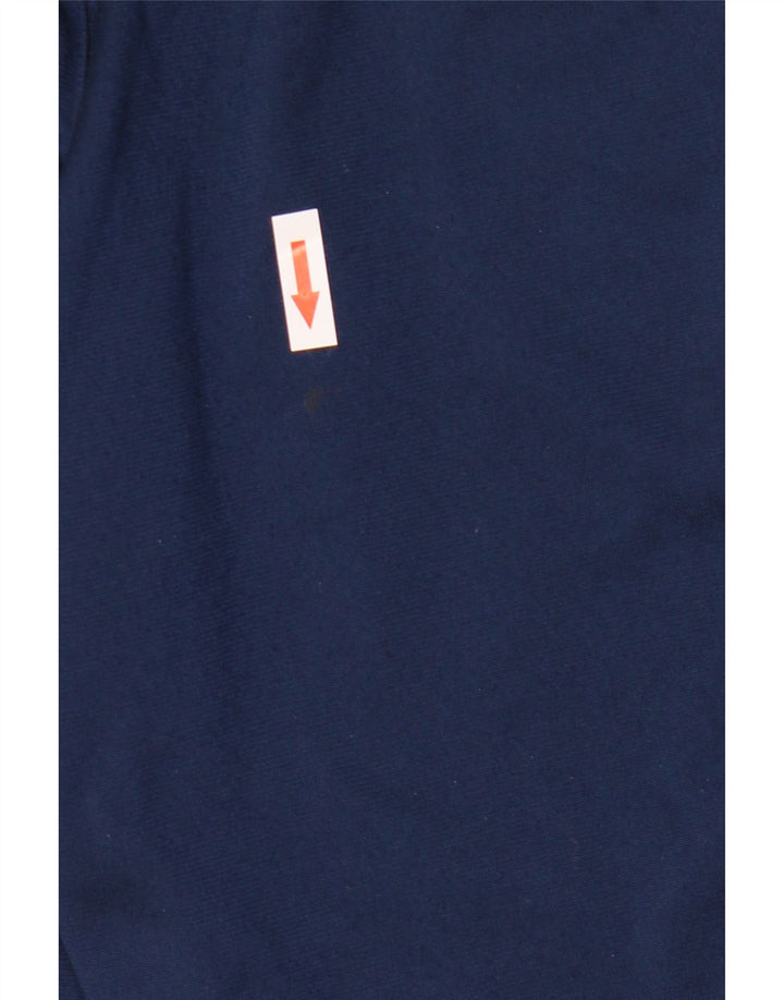 Pantaloni della tuta da ragazzo Adidas 11-12 anni in poliestere blu navy