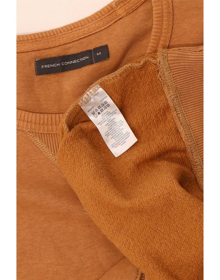 Felpa da uomo French Connection Maglione in cotone marrone medio