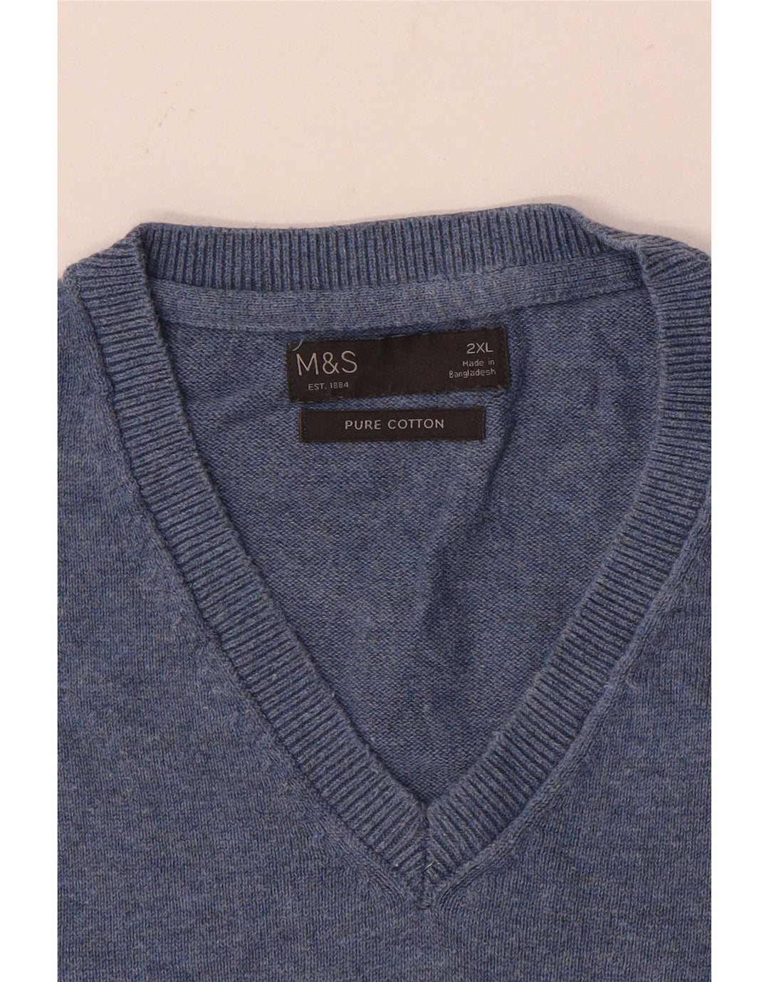 Canotta da uomo Marks & Spencer 2XL cotone blu