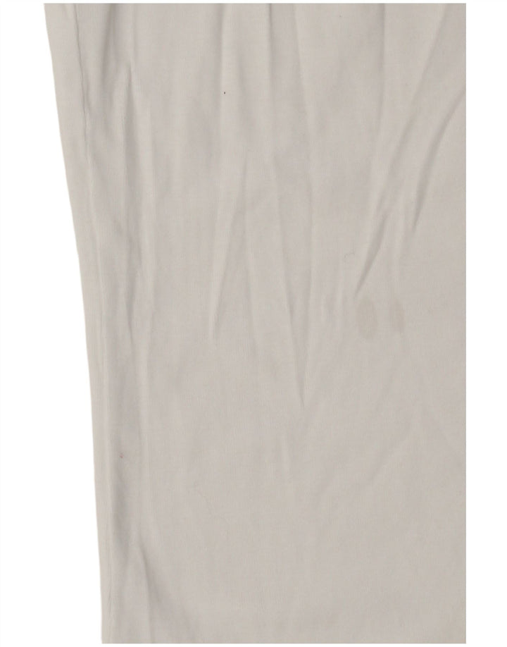 Canottiera grafica da donna Benetton UK 6 XS bianca