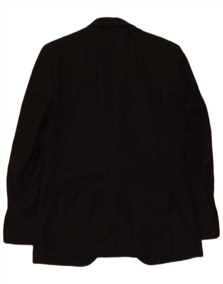 Giacca blazer a 2 bottoni da uomo Marks & Spencer UK 38 lana nera media