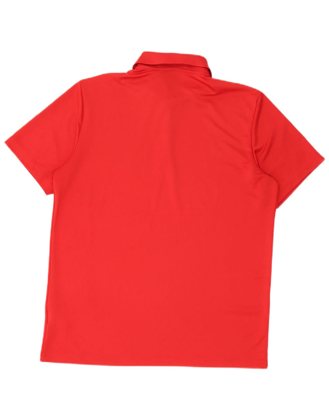 Polo Adidas da uomo grande rossa in poliestere