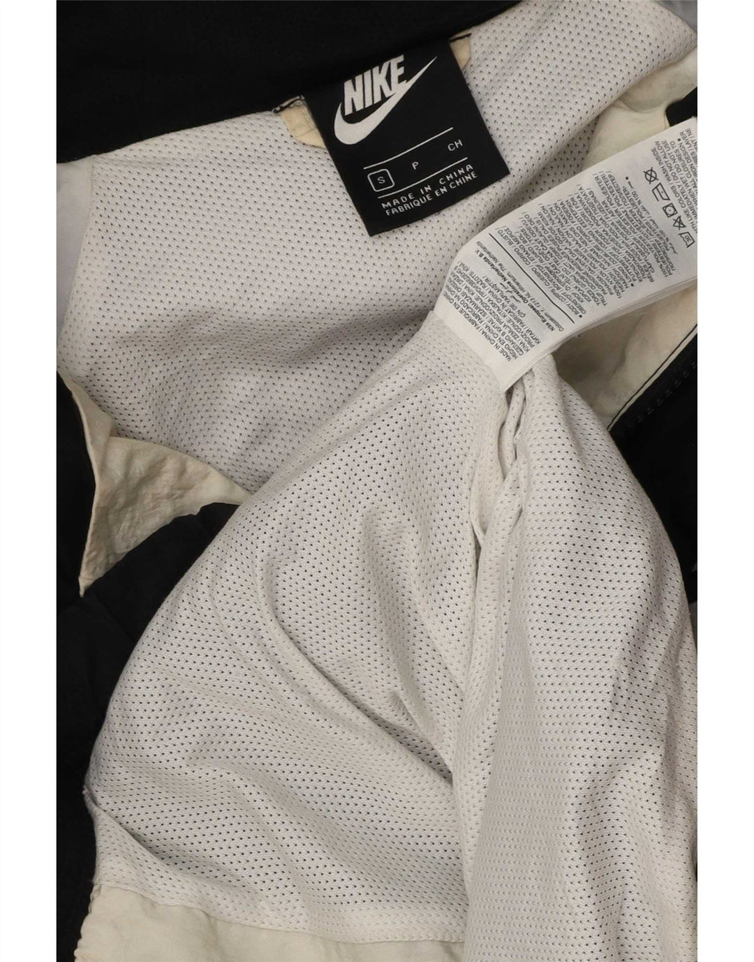 Giacca da ginnastica Nike Swoosh Graphic da uomo, piccola, color block nero