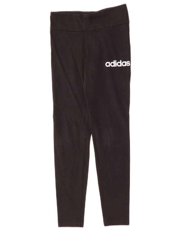 Leggings grafici Adidas per ragazze 11-12 anni neri