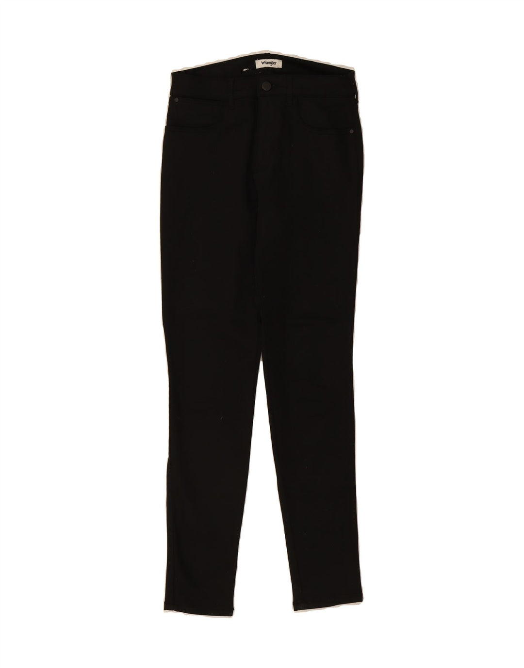 WRANGLER Womens High Rise Skinny Jeans W28 L30 Black Polyester Vintage Wrangler and Second-Hand Wrangler from Messina Hembry 
