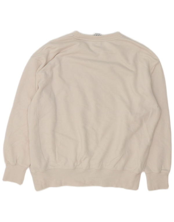 Felpa Nike da uomo con grafica ampia e vestibilità ampia, XS, cotone bianco