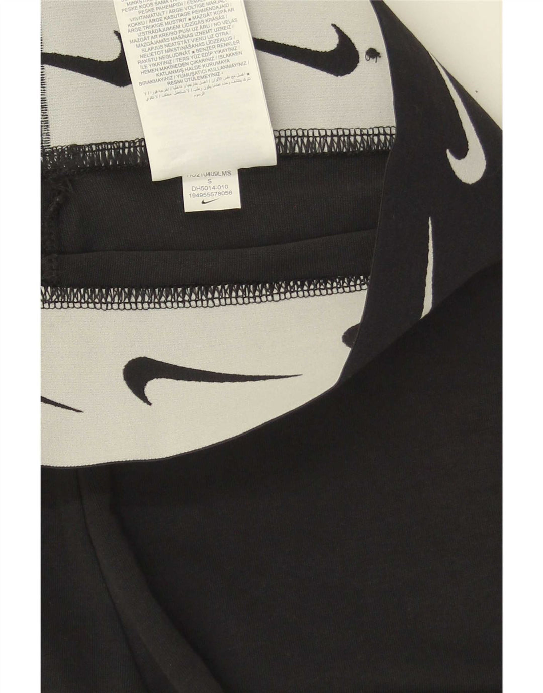 Leggings grafici da donna Nike UK 8 piccoli in cotone nero