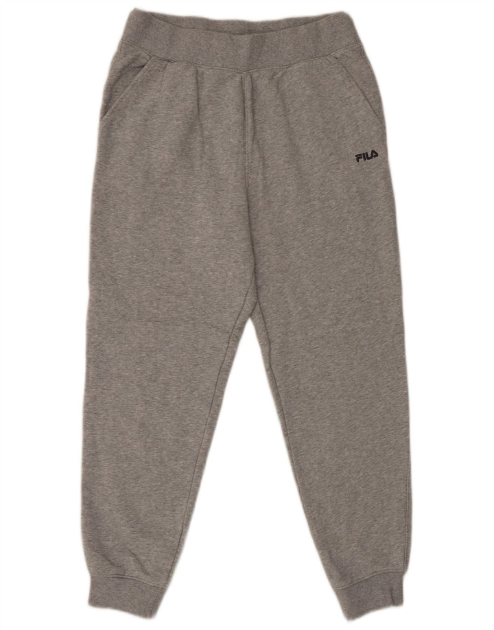 Pantaloni da tuta da uomo Fila Joggers Large in cotone chiazzato grigio