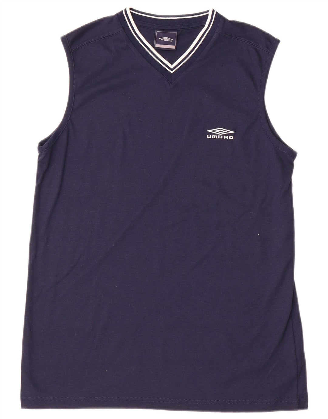 Canotta da uomo Umbro in poliestere medio blu navy