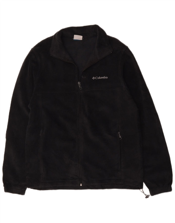 Giacca in pile da uomo Columbia UK 38 poliestere nero medio