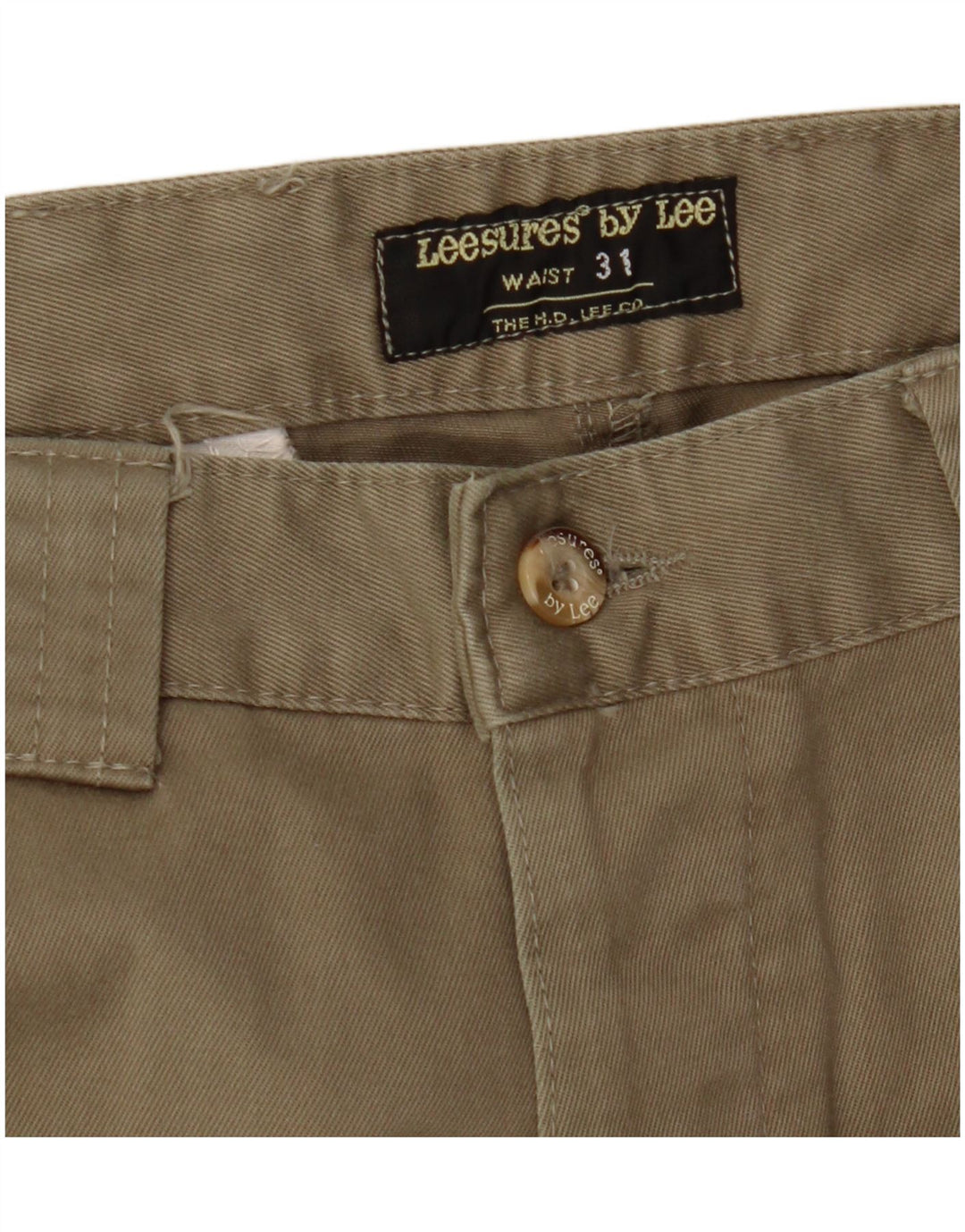 Pantaloni cargo dritti da uomo LEE W31 L31 in cotone beige