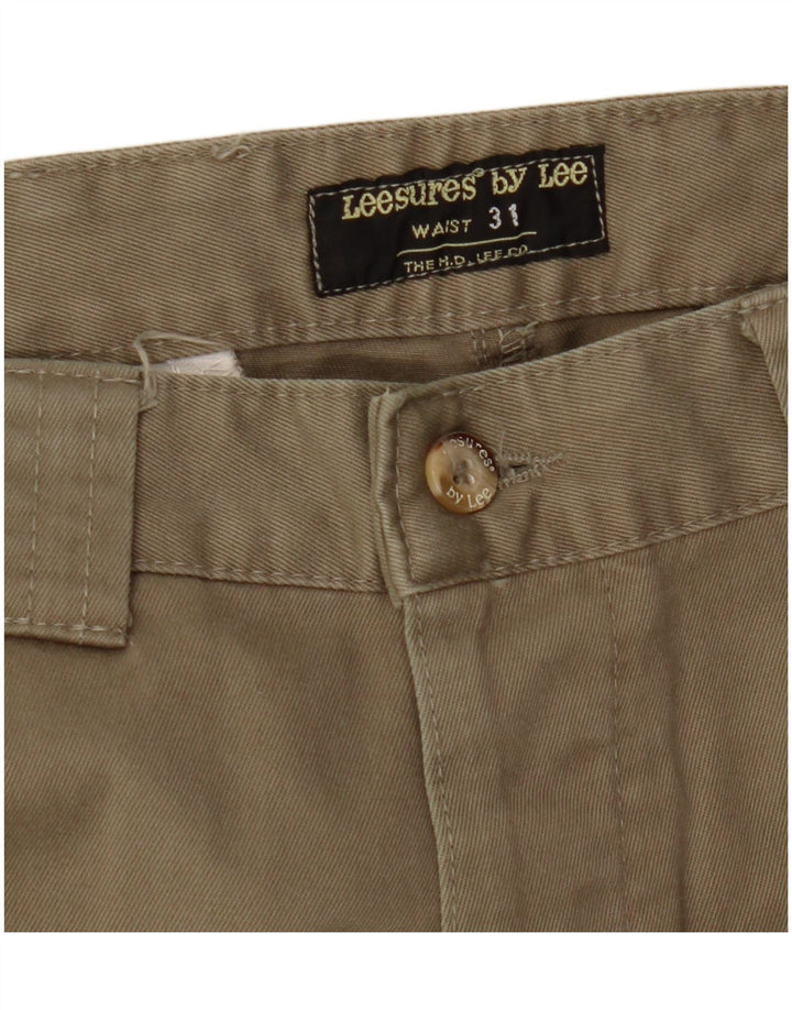 Pantaloni cargo dritti da uomo LEE W31 L31 in cotone beige