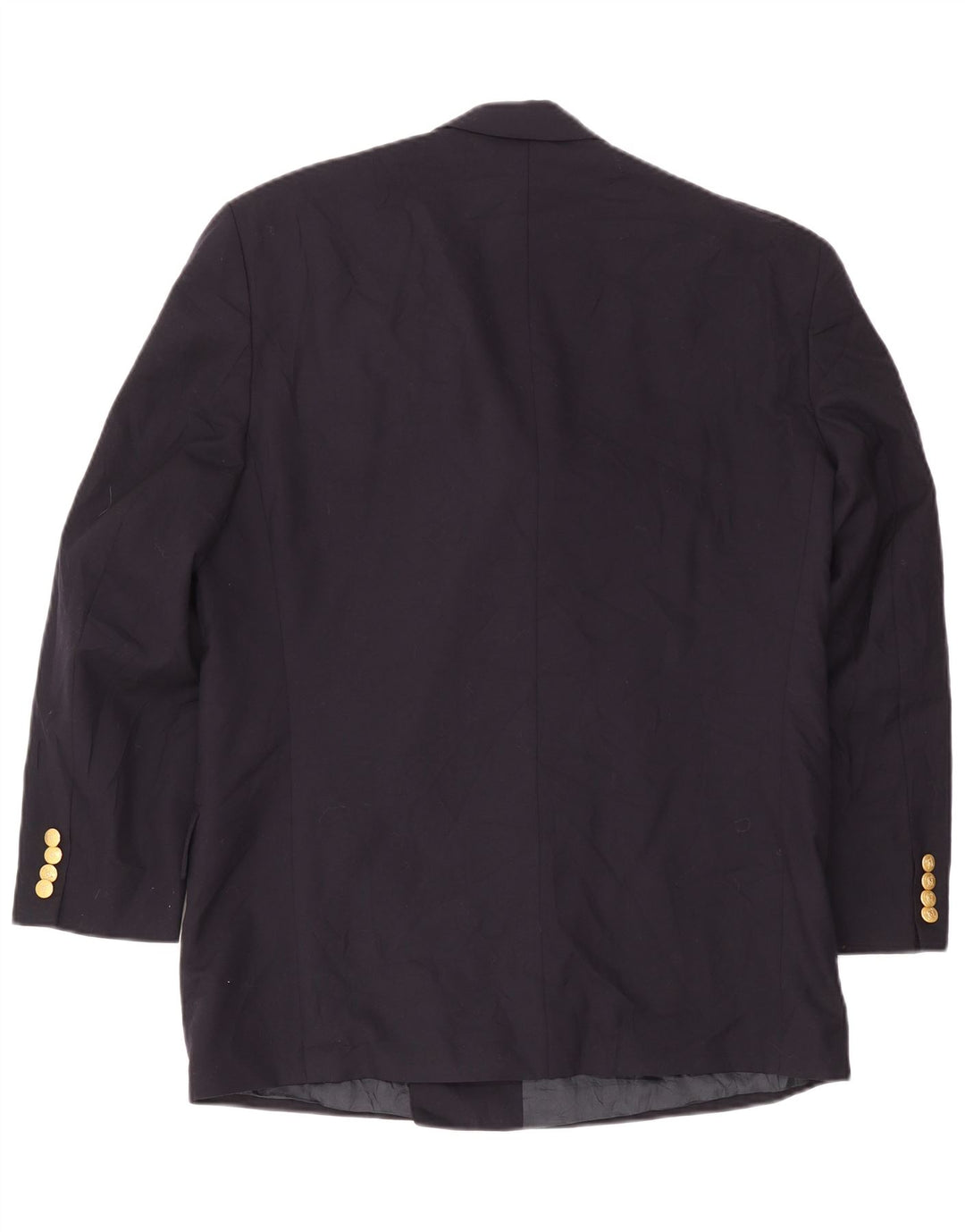 Giacca blazer doppiopetto da uomo Chaps taglia 42 grande blu navy