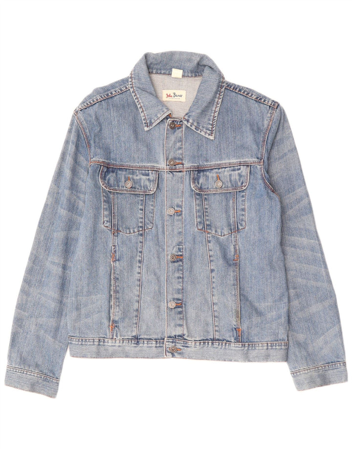 JOHN BANER Giacca di jeans da uomo UK 44 2XL Cotone blu