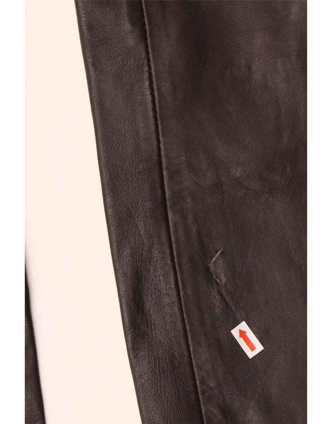 Pantaloni in pelle da donna MADDOX EU 36 Small W26 L32 Pelle marrone