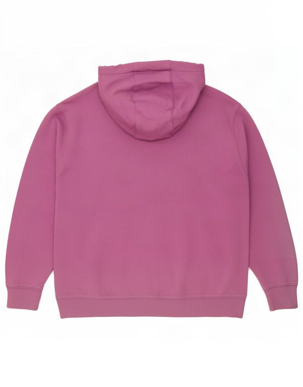 Felpa con cappuccio Nike da donna, vestibilità ampia, UK 20, 2XL, cotone viola