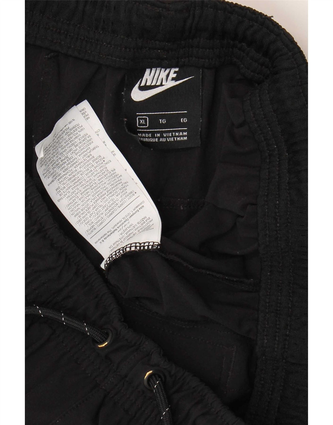 Pantaloni da tuta cargo Nike da uomo XL in nylon nero