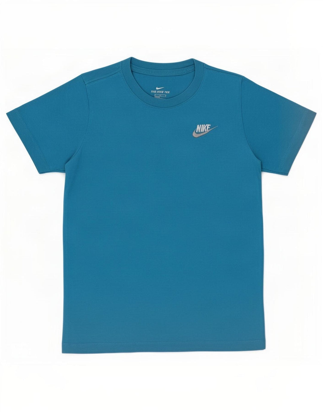 T-shirt da bambino Nike Top 10-11 anni in cotone blu medio