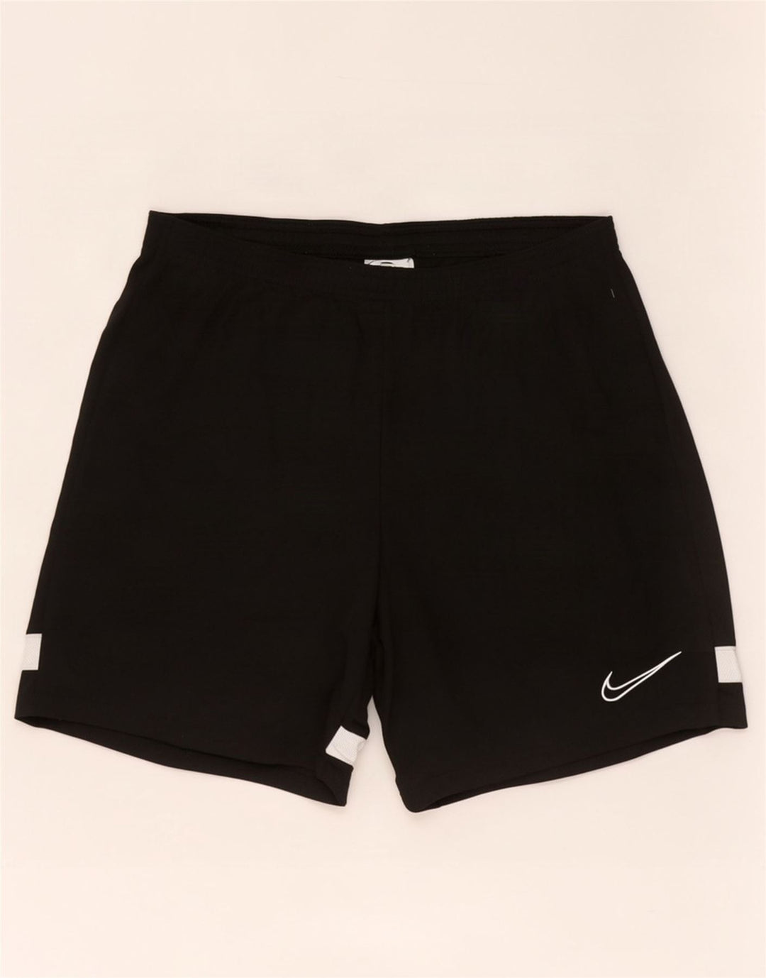 Pantaloncini sportivi Nike Dri Fit da uomo, grandi, in poliestere color block nero