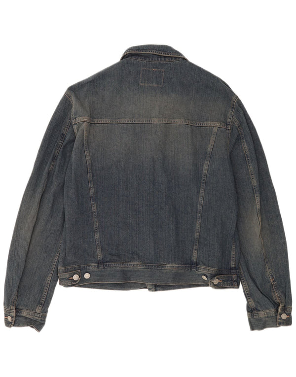 Giacca in denim da uomo Sisley UK 42 XL cotone blu