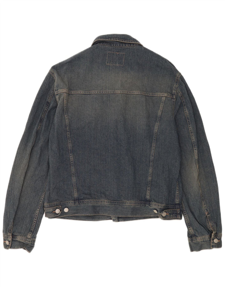 Giacca in denim da uomo Sisley UK 42 XL cotone blu