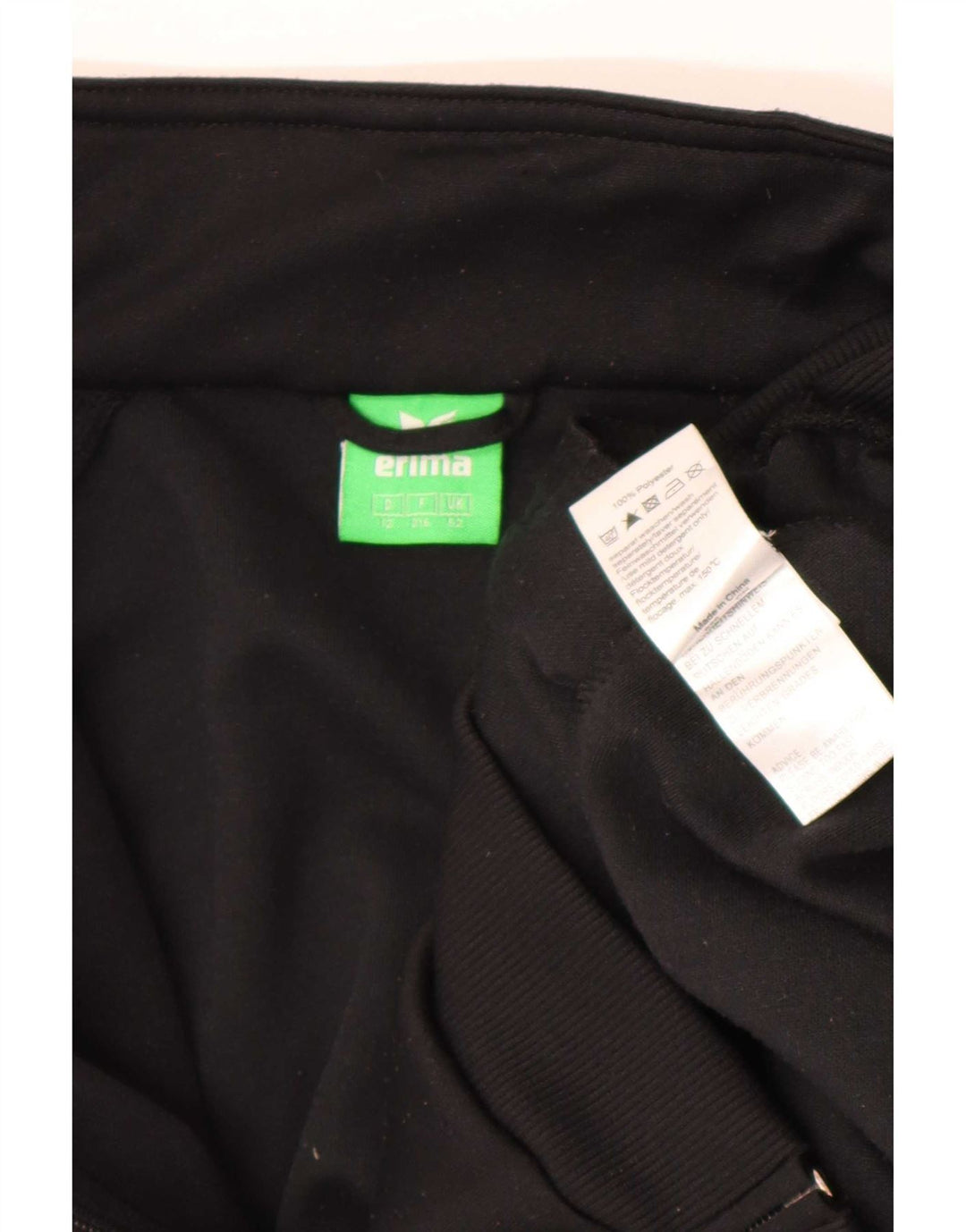 Giacca da tuta oversize da uomo Erima UK 52 Large Black Colourblock