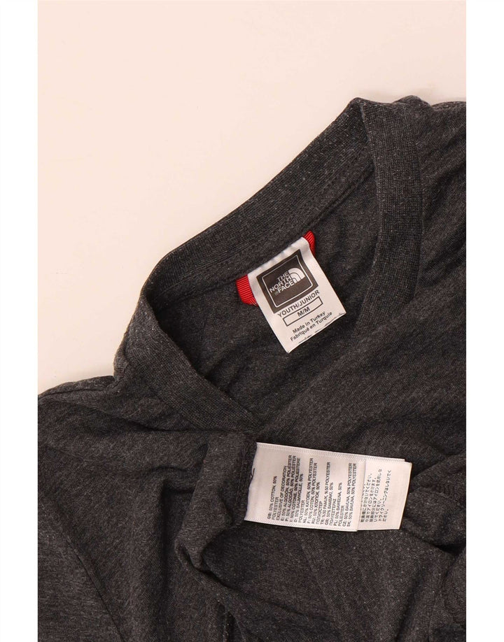 T-shirt da bambino The North Face 9-10 anni in cotone grigio medio