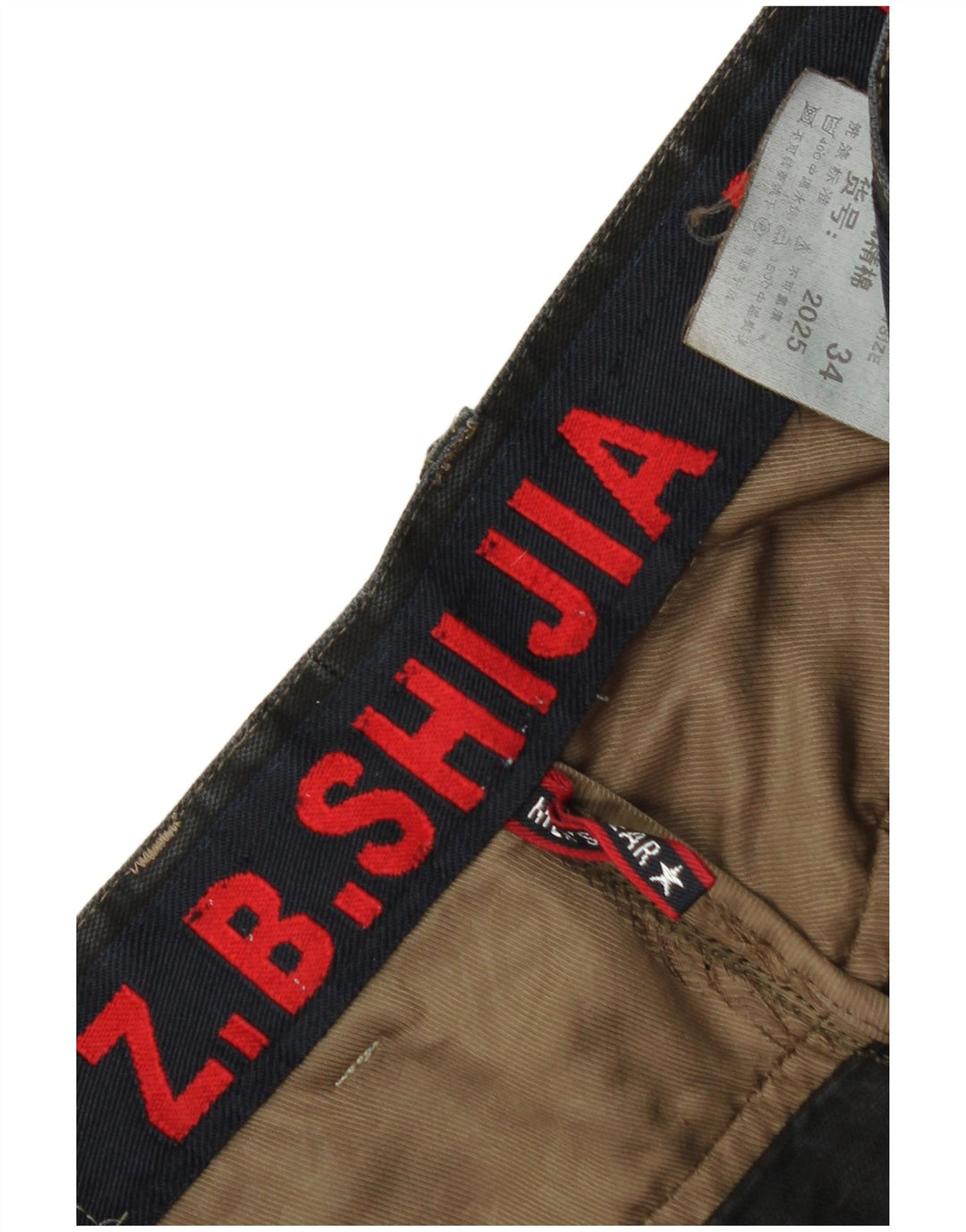 Pantaloni chino dritti vintage da uomo W34 L31 neri