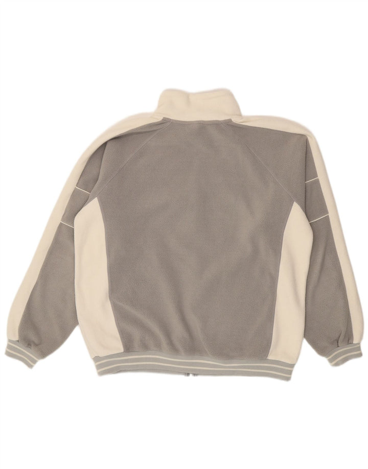 Giacca in pile da uomo North Sails UK 40 Large Poliestere color block grigio