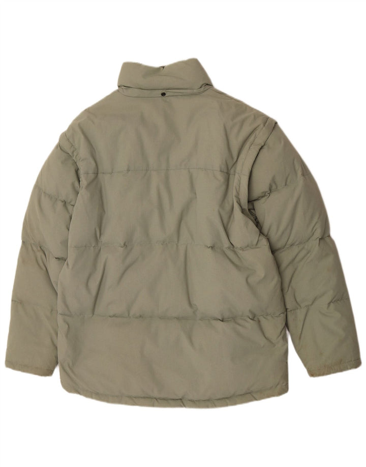 Giacca imbottita con cappuccio Fila da uomo UK 40 grande verde