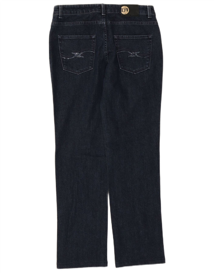 Jeans Straight Donna Trussardi W30 L30 Blu Cotone