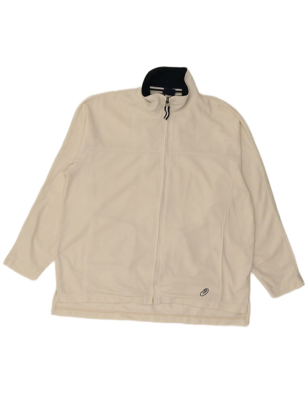 Giacca da tuta ASICS da uomo XL bianca