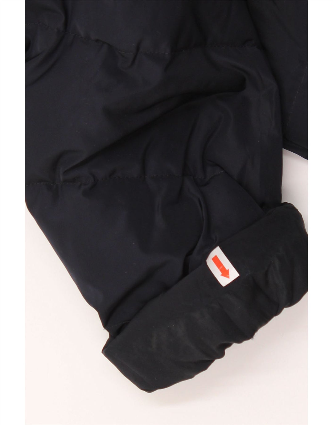 Cappotto imbottito con cappuccio per bambina Armani Junior 13-14 anni in poliestere blu navy