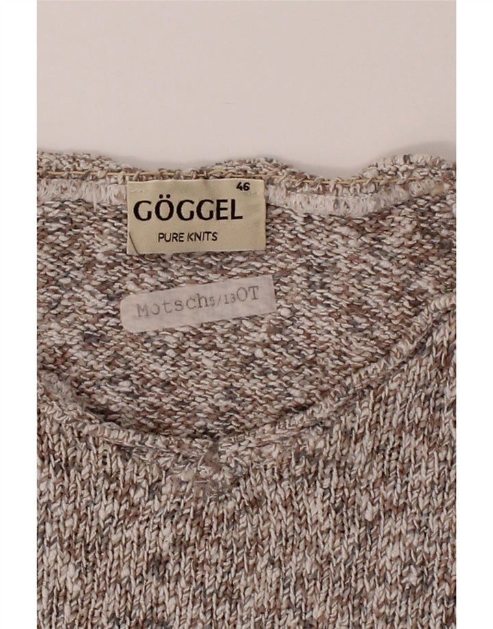 VINTAGE Womens Crew Neck Jumper Sweater EU 46 XL Grey Flecked Vintage Vintage and Second-Hand Vintage from Messina Hembry 