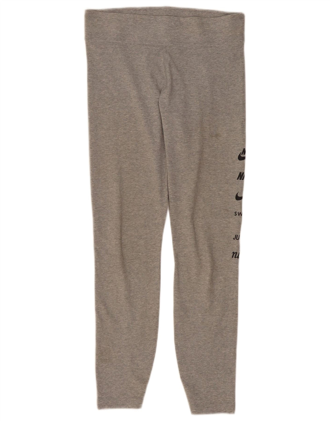 Leggings grafici da donna NIKE UK 14 grande cotone grigio