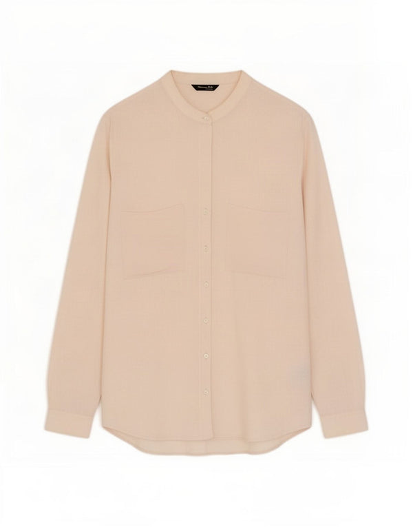 Camicia overshirt da donna Massimo Dutti EU 38 Small Beige