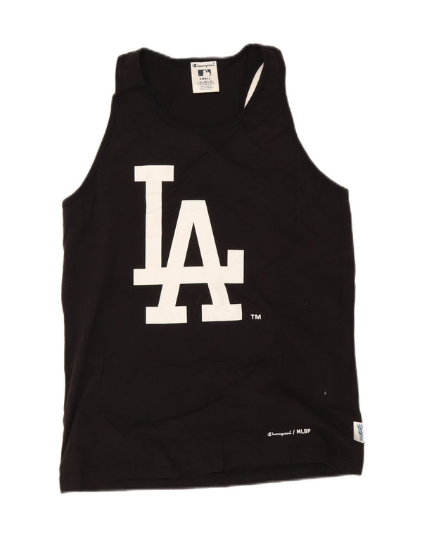 Canotta grafica da donna Champion Los Angeles Dodgers UK 10 piccola nera