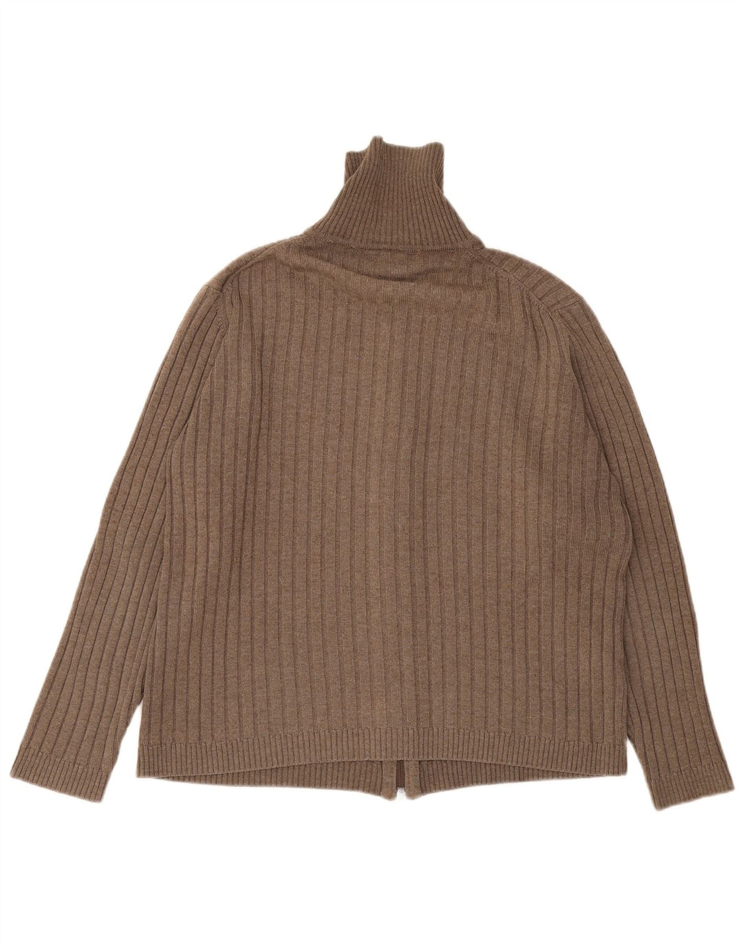 Maglione cardigan da uomo Lacoste taglia 6 XL lana marrone