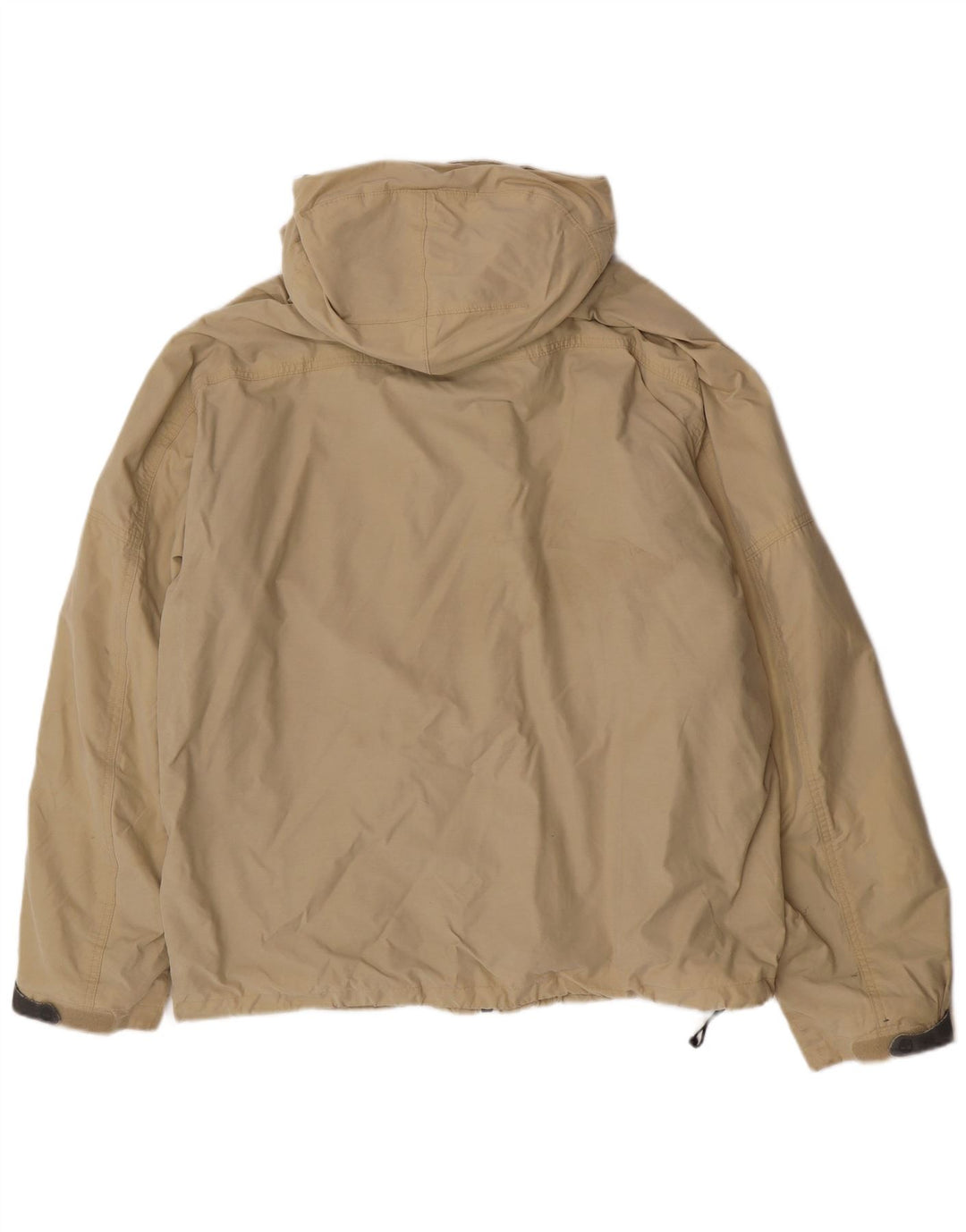 Giacca a vento con cappuccio da uomo Timberland UK 42 XL Poliestere beige