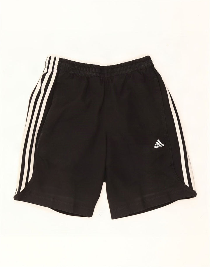 Pantaloncini sportivi Adidas Climalite da uomo piccoli in poliestere nero