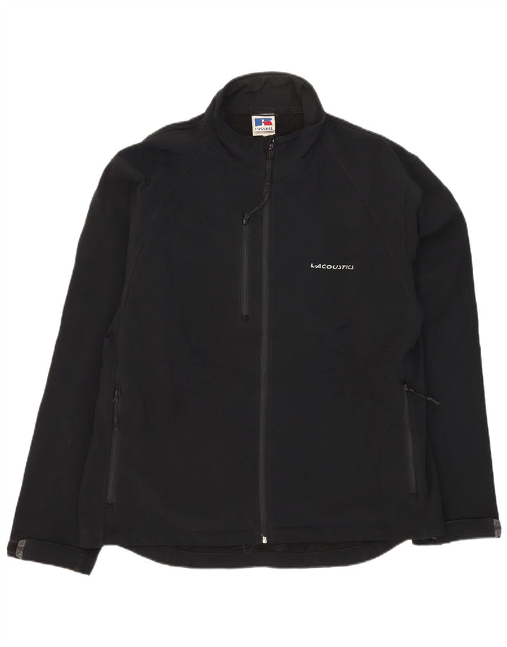 Giacca a vento da uomo Russell Athletic UK 42 XL poliestere nero