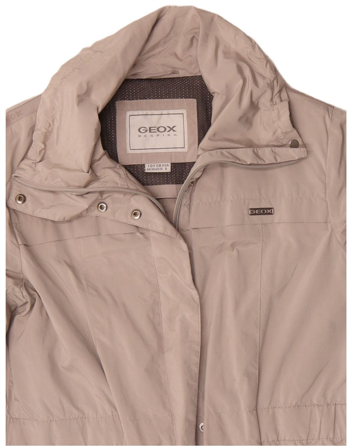 Trench da donna Geox UK 10 Smalll Beige Poliestere