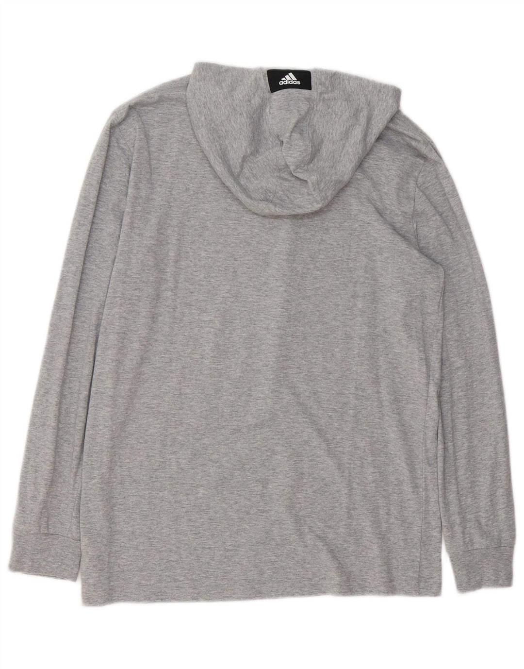 Adidas Maglietta grafica da ragazzo a maniche lunghe 14-15 anni Large Grigio Colorblock