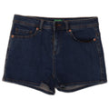 Pantaloncini di jeans da donna BENETTON W30 blu medio