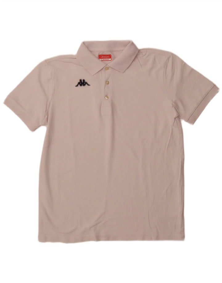 Polo da uomo KAPPA grande bianca