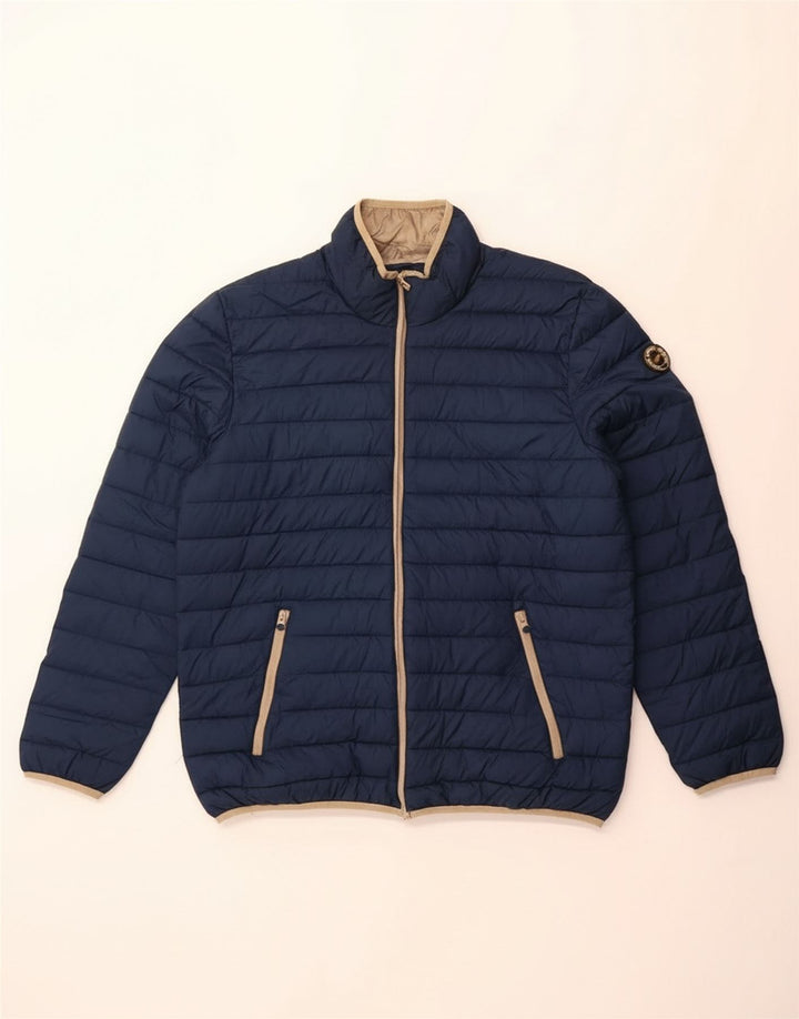 Giacca imbottita da donna Lotto UK 20 2XL Poliestere blu navy