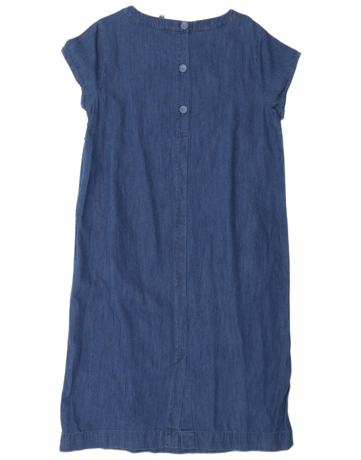 Abito a trapezio da donna Seasalt Cornwall UK 14 Grande cotone blu navy