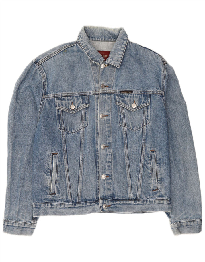 Giacca di jeans da uomo Carrera UK 40 grande cotone blu