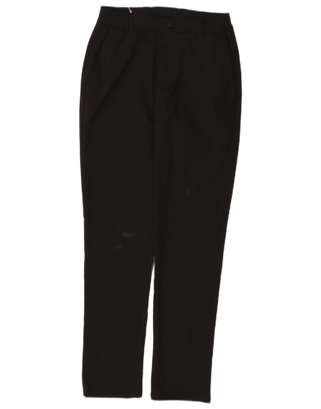 Pantaloni chino slim da uomo Zara piccoli W30 L29 poliestere nero
